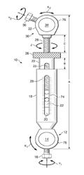 Fast adjust external fixation connection rod