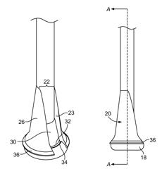 Removable, rotatable grip element for a ball bat or other sporting-good implement