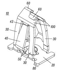 Continuously adaptive fastener clip