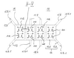 Wide interposer for an electronic testing system