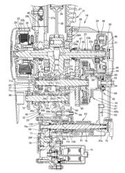 TRANSMISSION APPARATUS AND POWER UNIT FOR A VEHICLE, AND VEHICLE INCLUDING SAME