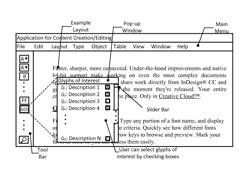 Filtering fonts based on a selection of glyphs