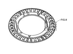 Cage of thrust roller bearing