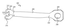 FLUID FLOW ASSEMBLY WITH RECEPTACLE CONNECTOR CLIP