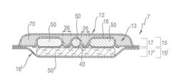 Absorbent structure for absorbent articles