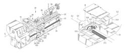 Lathe with automatic cross feeding and retraction functions