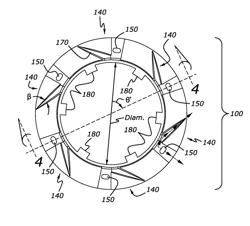 Transmission thrust washer with circulation circuit