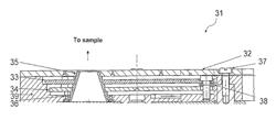 Electrode for producing a plasma, plasma chamber having said electrode, and method for analyzing or processing a layer or the plasma in situ