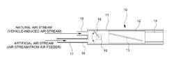 AERO PART FOR VEHICLE HAVING VIRTUAL ENGINE SOUND OUTPUT FUNCTION