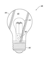 Lamp with LED array and thermal coupling medium