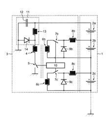 Device and method for balancing battery cells