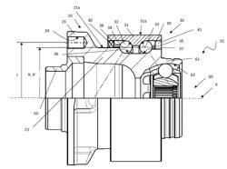 ASSEMBLY PROCEDURE OF A BEARING UNIT - HUB FLANGE