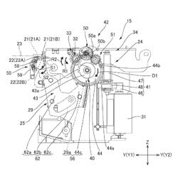 Cutter blade drive mechanism, cutter, and printer