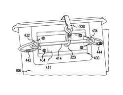 Slide bar anchorage device for aerial lift equipment