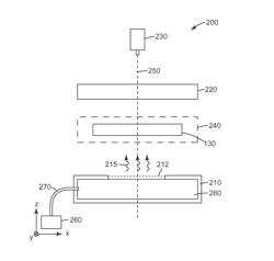 Display with nonwoven diffuser