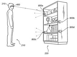 Detection of gaze point assisted by optical reference signal