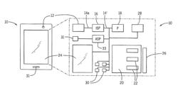 Signal processing circuit with multiple power modes