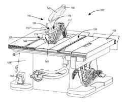 Airflow and Illumination System for a Table Saw