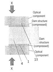 Optical printed circuit board and a method of mounting a component onto an optical printed circuit board