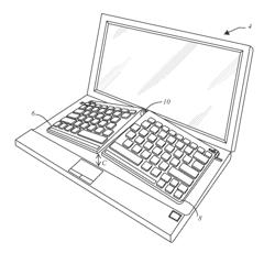 Adjustable ergonomic keyboard