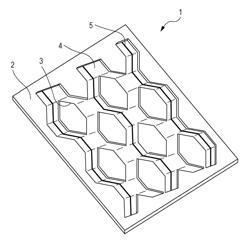 Elastic flexible substrate and manufacturing method therefor