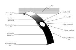 Component housing band in luminaires