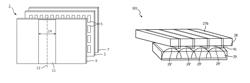 Optical beam deflection arrangement and multi-view display having the same