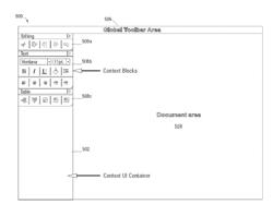 Task-sensitive methods and systems for displaying command sets