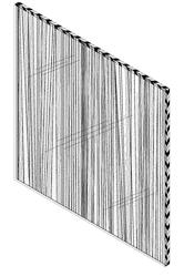 Panel with stripe pattern