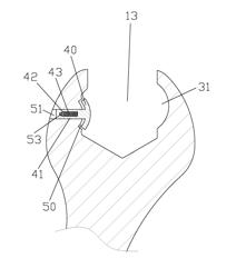 Clamping structure for open end wrench