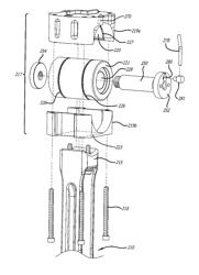 PISTON COOLING CONFIGURATIONS UTILIZING LUBRICATING OIL FROM A BEARING RESERVOIR IN AN OPPOSED-PISTON ENGINE