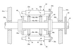 Inking device of numbering and imprinting machine