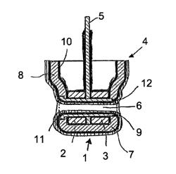 Inductive conductivity sensor with a multi-ply housing