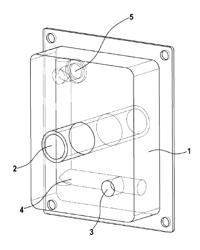 Battery having reduced condensate formation due to water separation