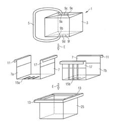 Test method and apparatus for bioreactor containers having reception sheet clamped between bioreactor container and bioreactor container compartment