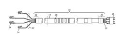 PLANAR MAGNETIC RESONANCE SAFE CABLE FOR BIOPOTENTIAL MEASUREMENTS