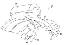 Anti-rotation worm gear clamp