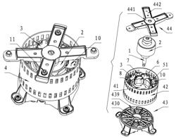 Structure for mounting hall effect sensor of motor