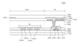 Transparent display device having a minimized bezel