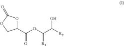 2-HYDROXYETHYL 2-OXO-1,3-DIOXOLANE-4-CARBOXYLATES, THEIR PREPARATION AND USE