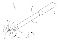 SEWING NEEDLE WITH DOUBLE TWIST GROOVE