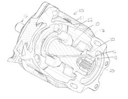 Compressor with Crankshaft and Insert