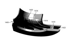 Structures and methods for forcing coupling of flow fields of adjacent bladed elements of turbomachines, and turbomachines incorporating the same