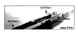 Catheter device including flow sensing