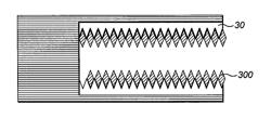 Insert for forming an end connection in a uni-axial composite material