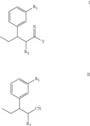 Intermediate used for preparing tapentadol or analogues thereof