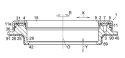 Synthetic resin-made sliding bearing