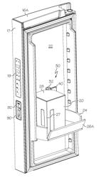 Refrigerator with automatic liquid dispenser