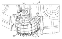 Support and compression assemblies for curvilinear molten metal transfer device