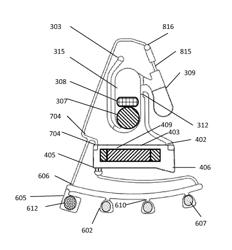 Fluidic centripetal device